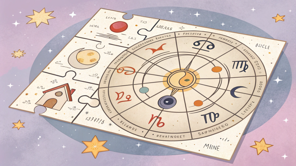 Astrology chart showing how astrologers predict marriage using 7th house, Venus, Jupiter, and Moon – when will I get married astrology by date of birth