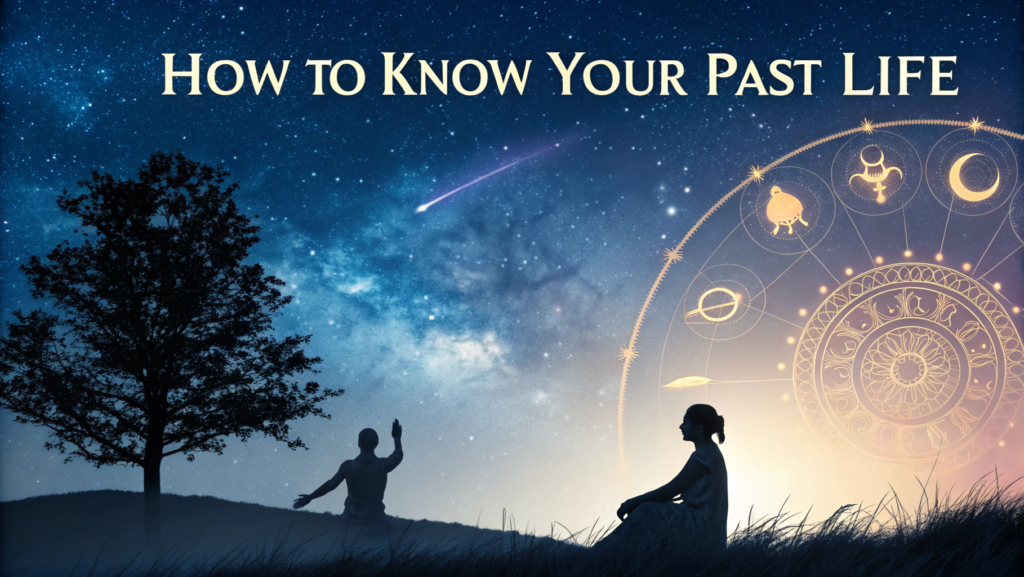Representation of past-life soul connections healing in present life.